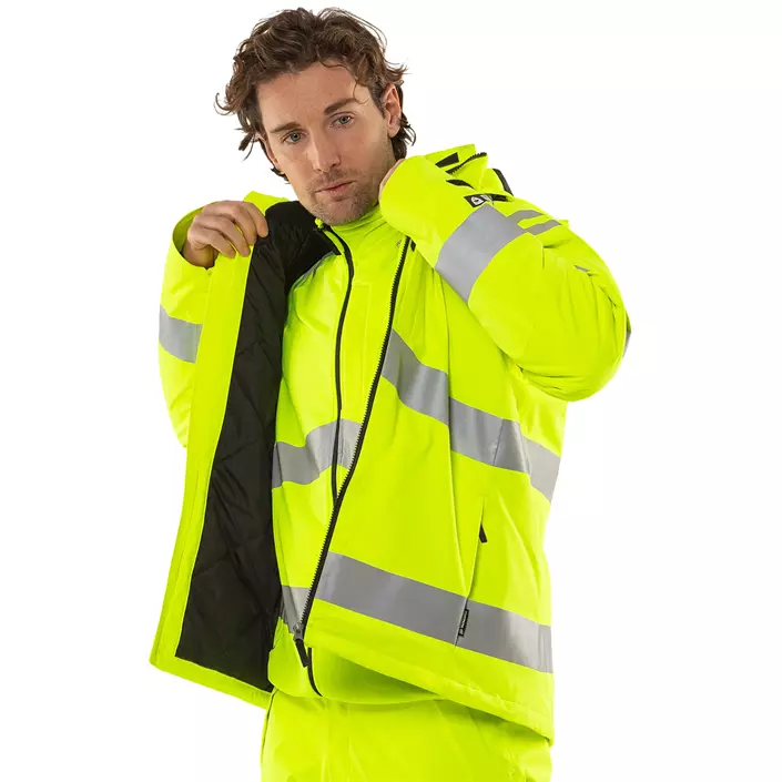 Fristads vinterjakke 4682 GLPS, Hi-Vis Gul, large image number 6