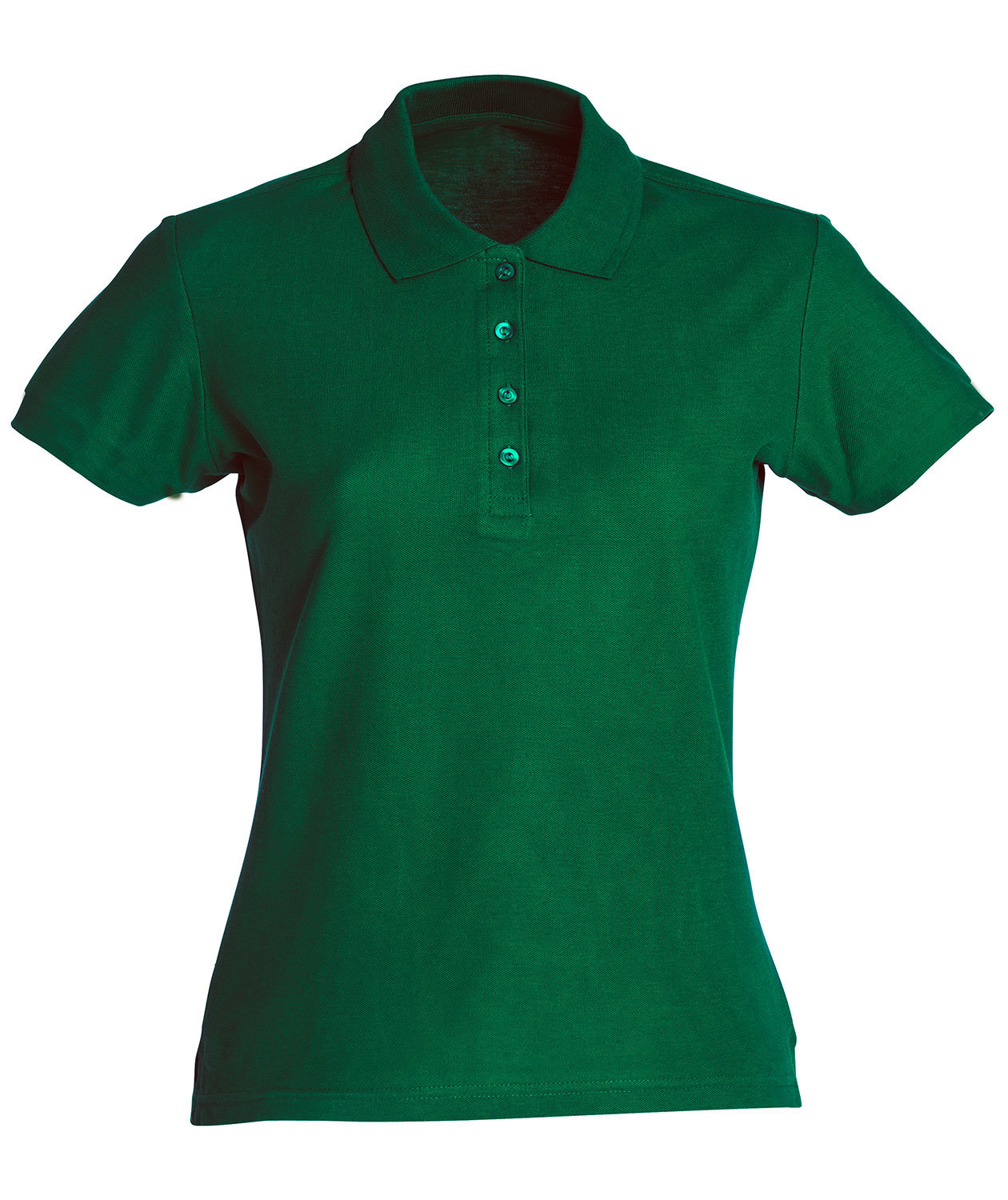 Clique women's polo shirt, Bottle Green, large image number 0