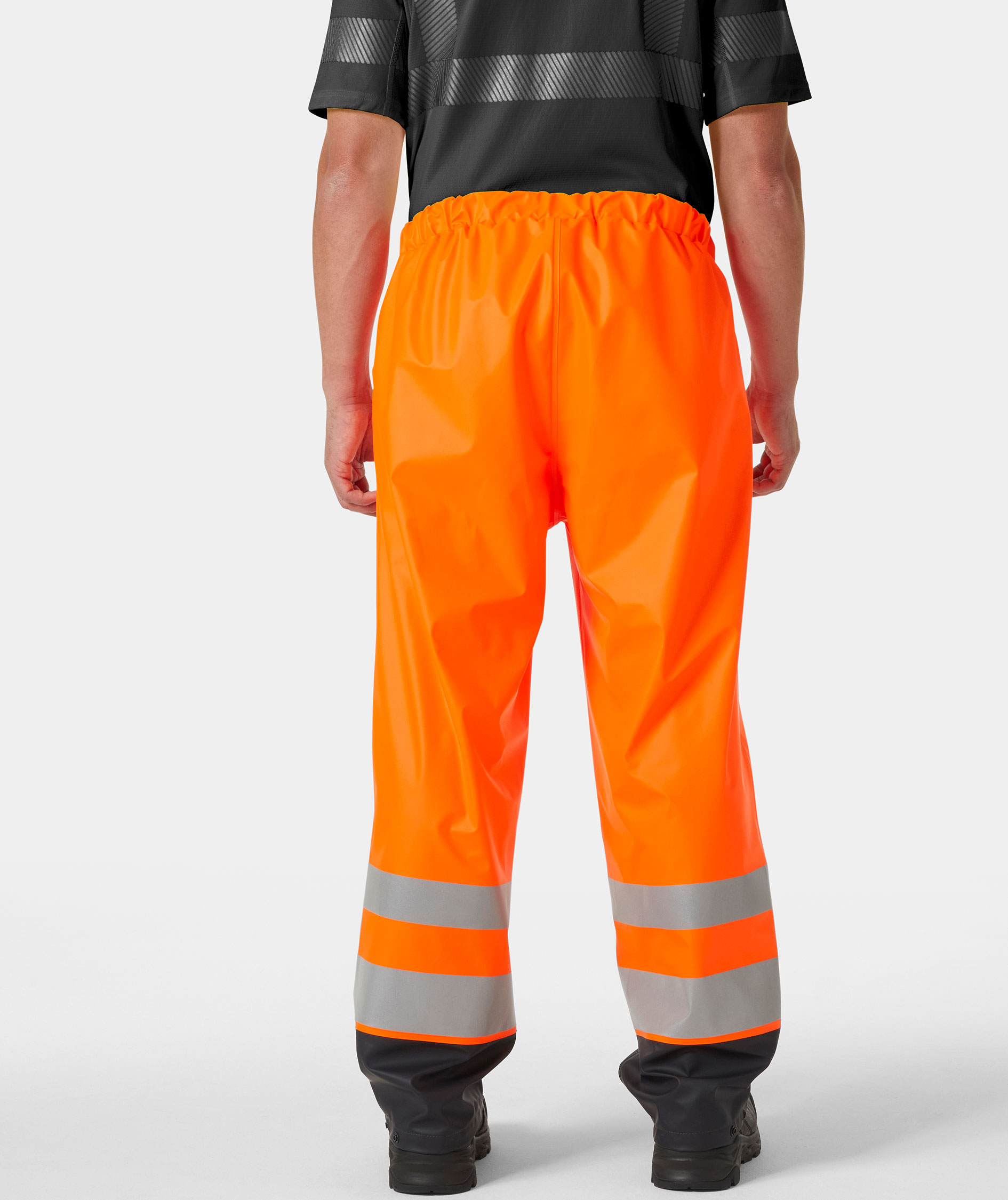 Helly Hansen Addvis rain trousers, Hi-vis Orange/Ebony, large image number 3