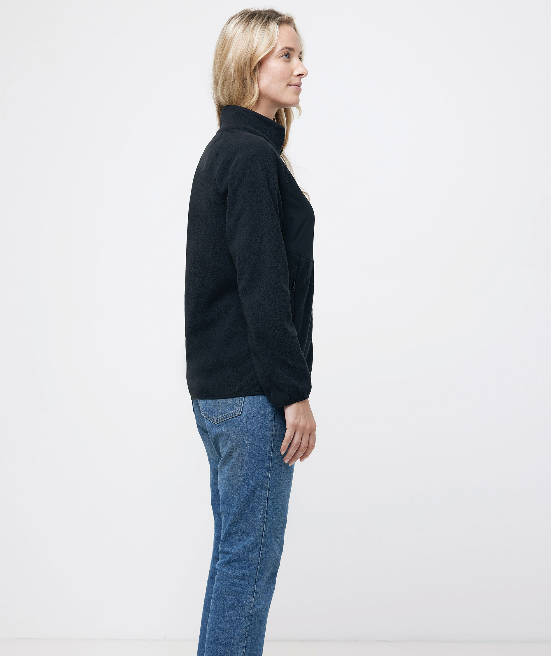 Iqoniq Talung fleecetr&ouml;ja, Svart, large image number 10