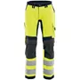 Tranemo Stretch FR women's work trousers, Hi-vis yellow/Marine blue