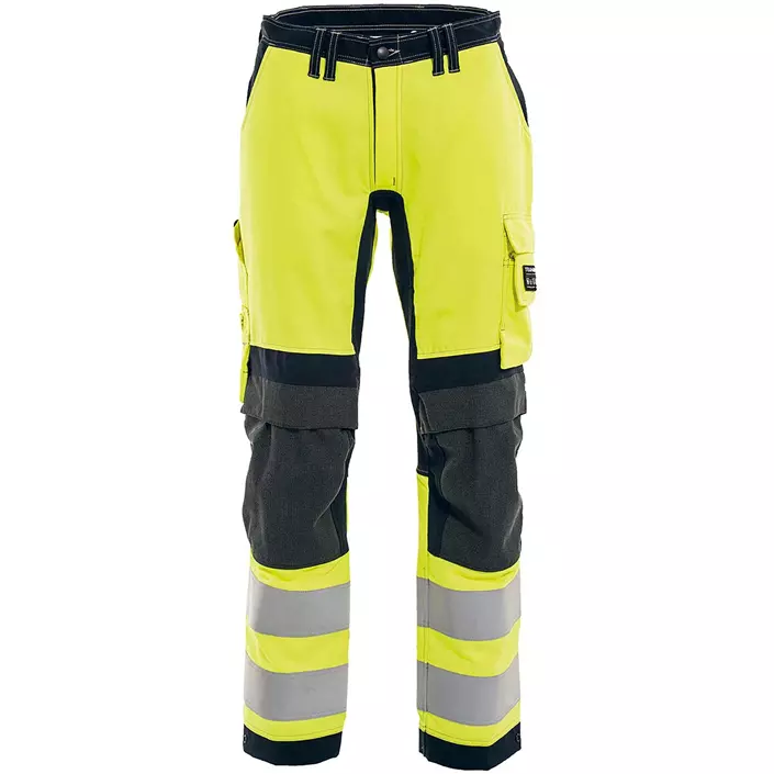 Tranemo Stretch FR women's work trousers, Hi-vis yellow/Marine blue, large image number 0