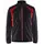 Blåkläder Unite fleece jacket, Black/Red, Black/Red, swatch