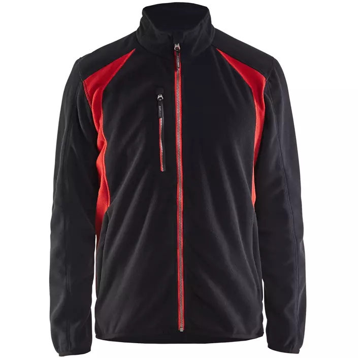 Blåkläder Unite fleece jacket, Black/Red, large image number 0