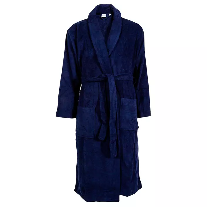 Queen Anne dressing gown, Navy, large image number 0