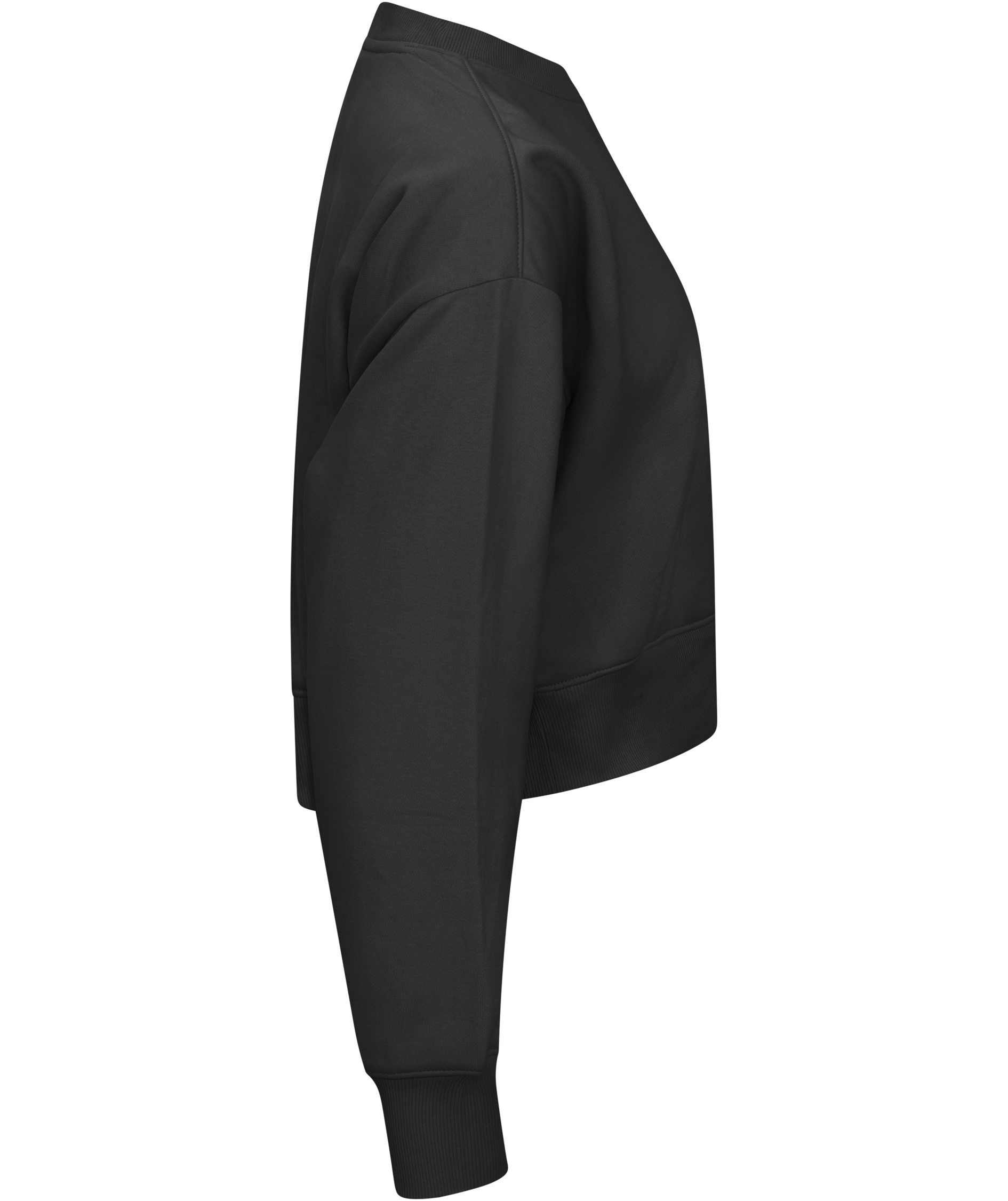 Clique Miami Cropped Damen Sweatshirt, Black, large image number 2