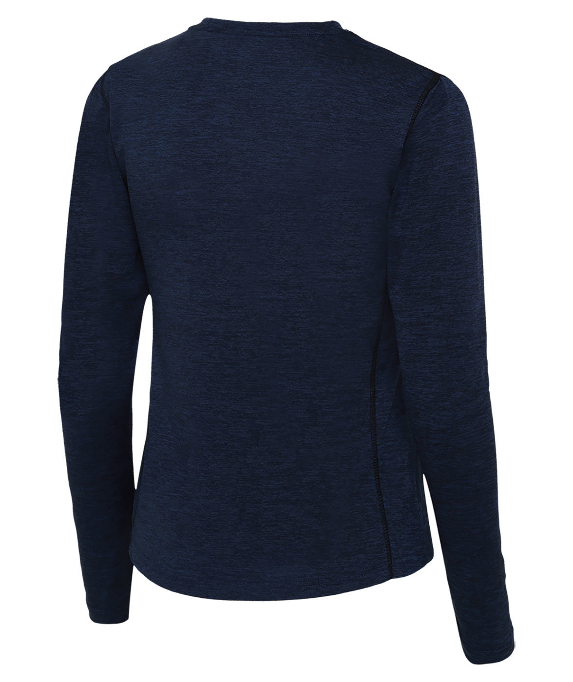 Pitch Stone langermet dame T-skjorte, Navy melange, large image number 2