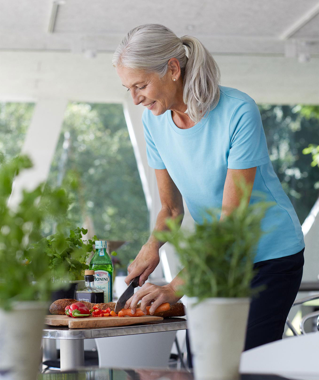 ID PRO Wear light dame T-shirt, Lys Bl&aring;, large image number 1