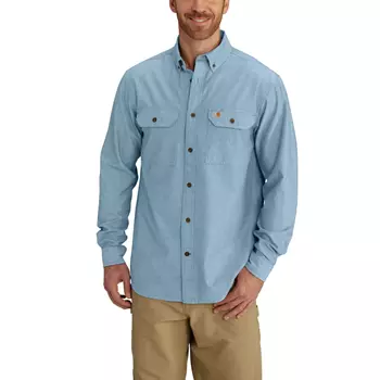 Carhartt skjorte Fort Solid, Blue Chambray