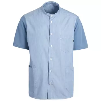 Kentaur short-sleeved pique shirt, Lightblue
