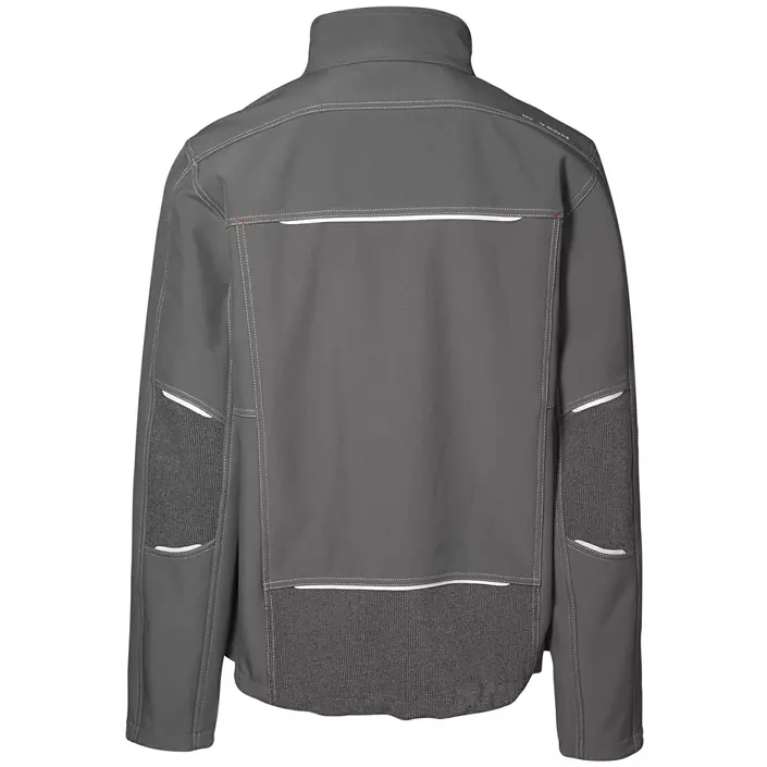 ID worker softshell jacket, Silver Grey, large image number 1