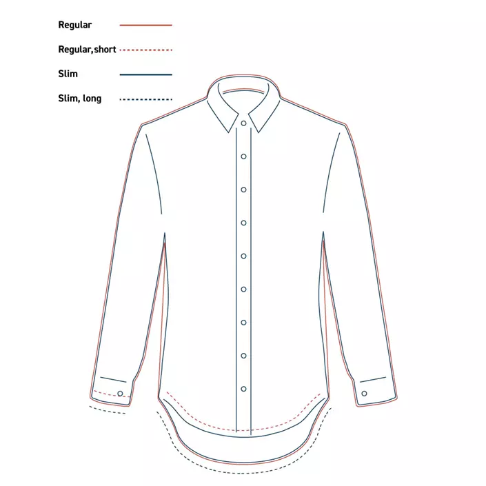 NewTurn Super Stretch Regular fit skjorte, Hvid, large image number 5