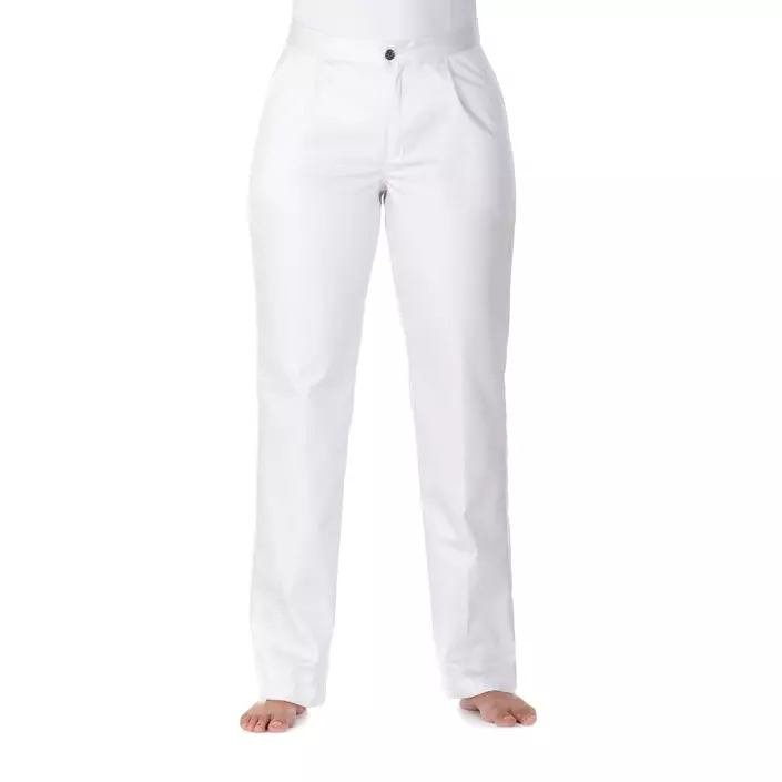Jyden Workwear 1943 women's chefs trousers, White, large image number 0