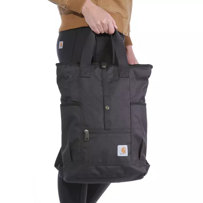 Carhartt Backpack Hybrid taske, Sort, Sort, large image number 5