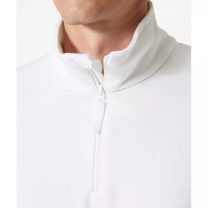 Helly Hansen Classic half zip sweatshirt, White , large image number 4