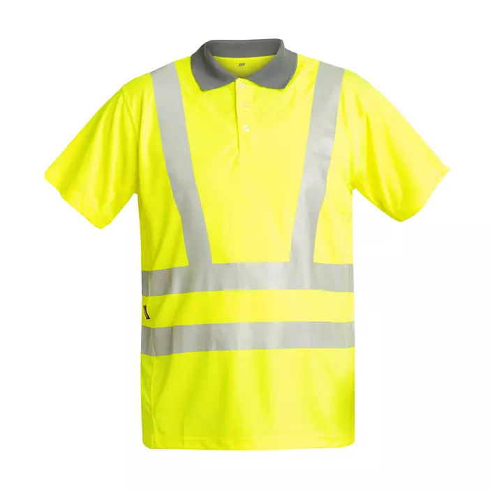 Engel work polo shirt, Yellow, large image number 0