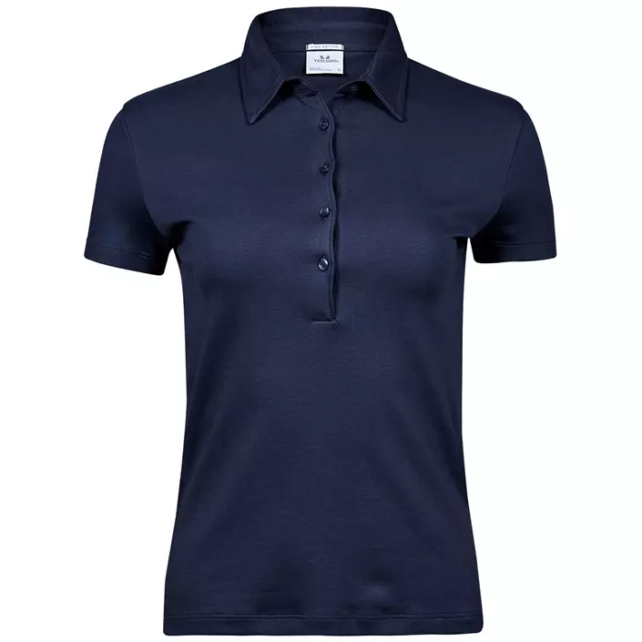 Tee Jays Pima dame polo T-skjorte, Navy, large image number 0