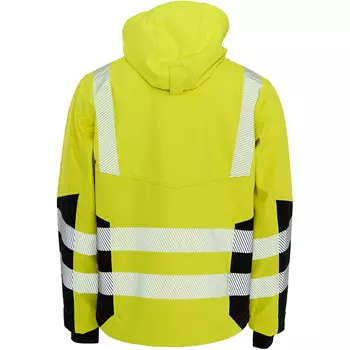 Elka Visible Xtreme softshell jacket, Hi-vis Yellow/Black