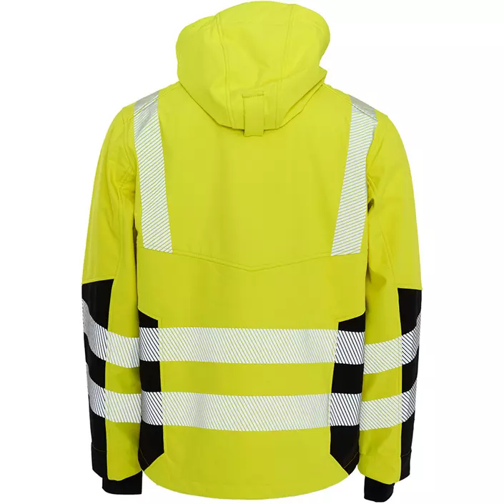Elka Visible Xtreme softshell jacket, Hi-vis Yellow/Black, large image number 1