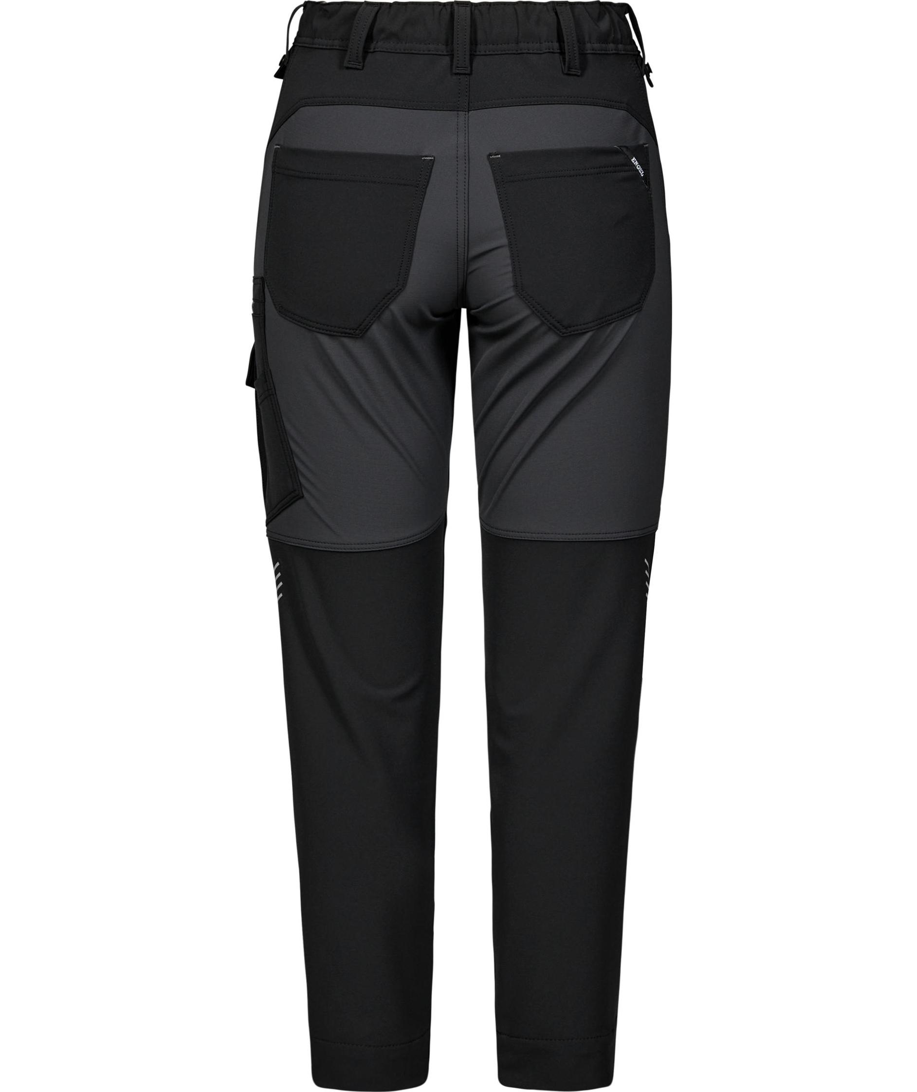 Engel Entire women's service trousers full stretch, Black/Anthracite Grey, large image number 2