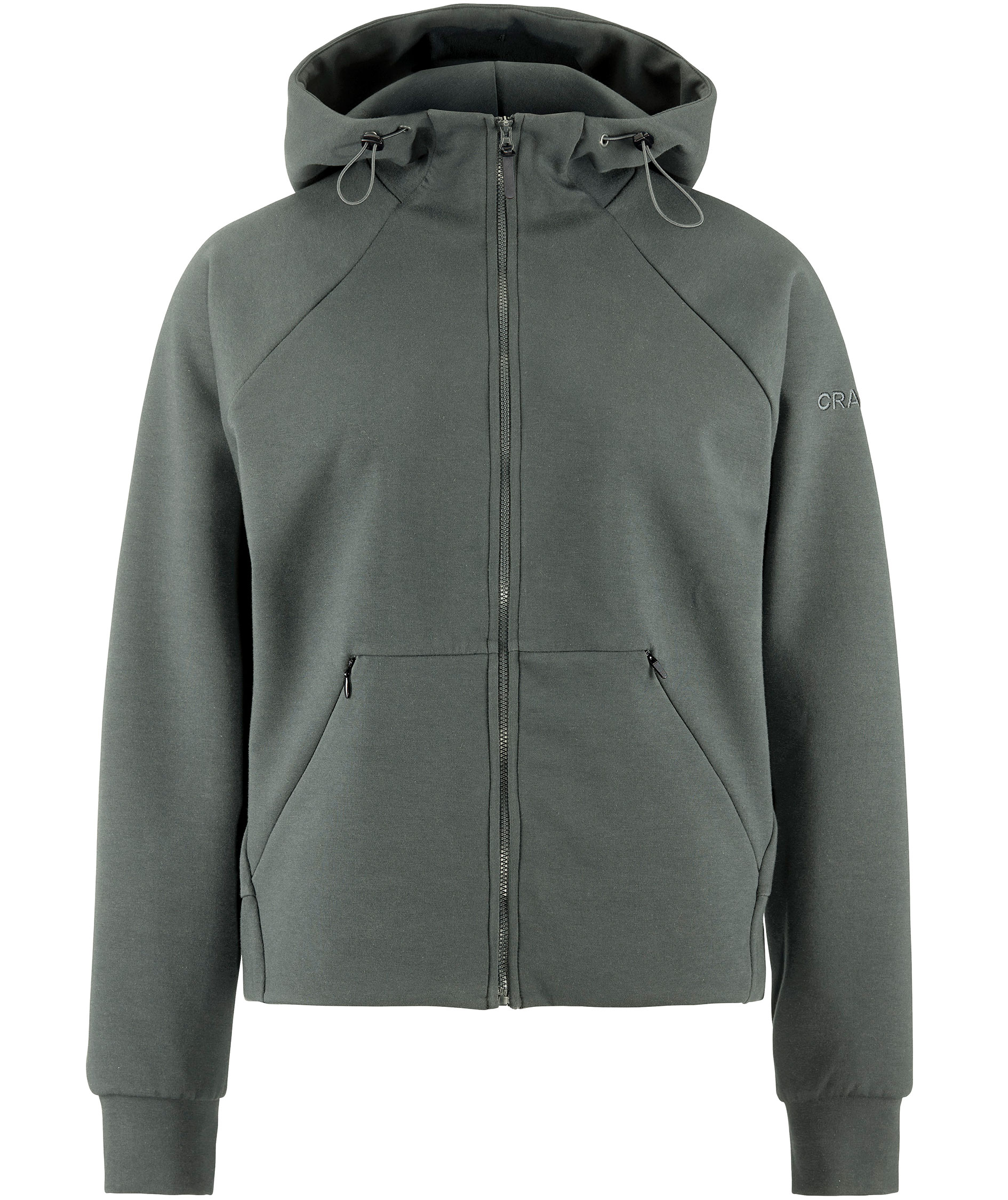 Craft ADV Join dame h&aelig;ttetr&oslash;je med lynl&aring;s, Leaf, Leaf, swatch