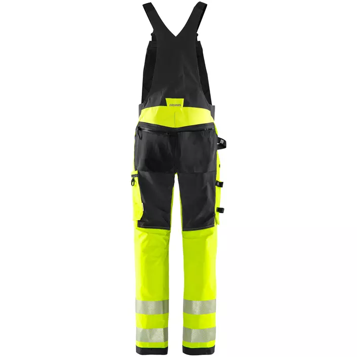 Fristads Green overalls 1031 GSTP full stretch, Hi-vis Gul/Sort, large image number 1