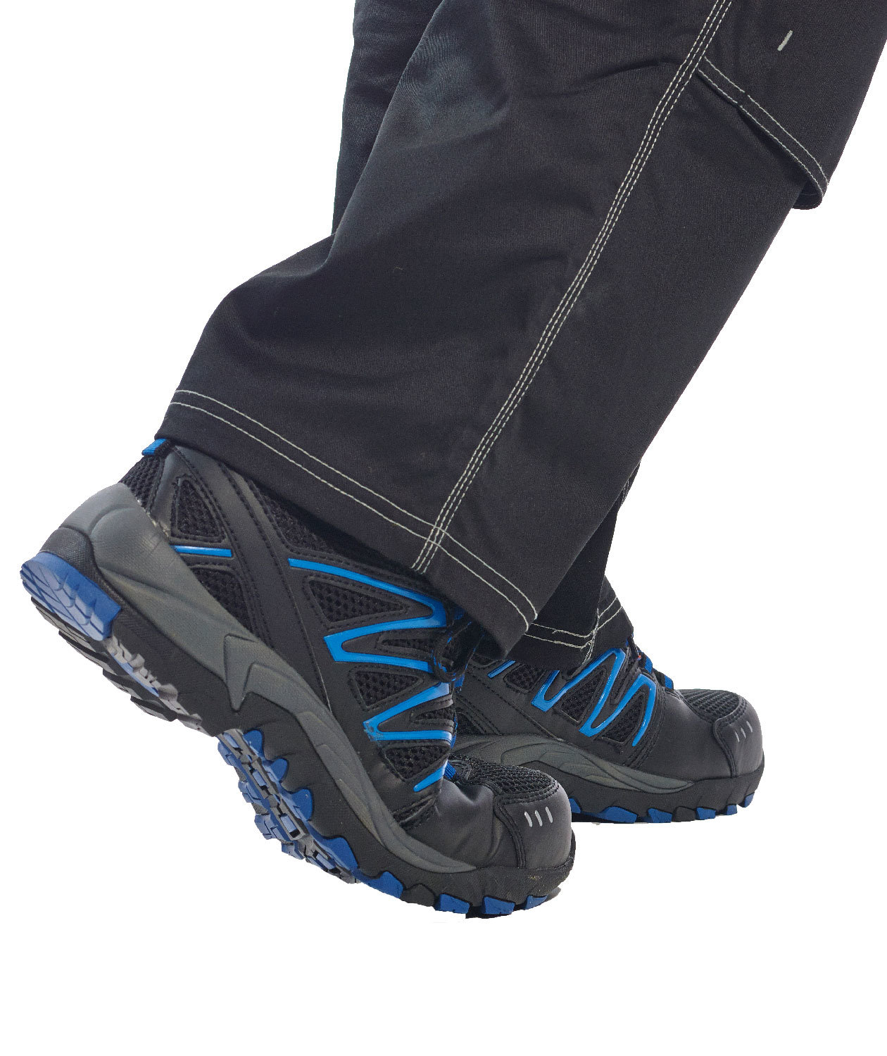 Portwest FC67 Steelite Vistula Trainer safety shoes S1P, Black/Blue, large image number 1