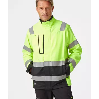 Helly Hansen Alna 2.0 work jacket, Hi-vis yellow/charcoal