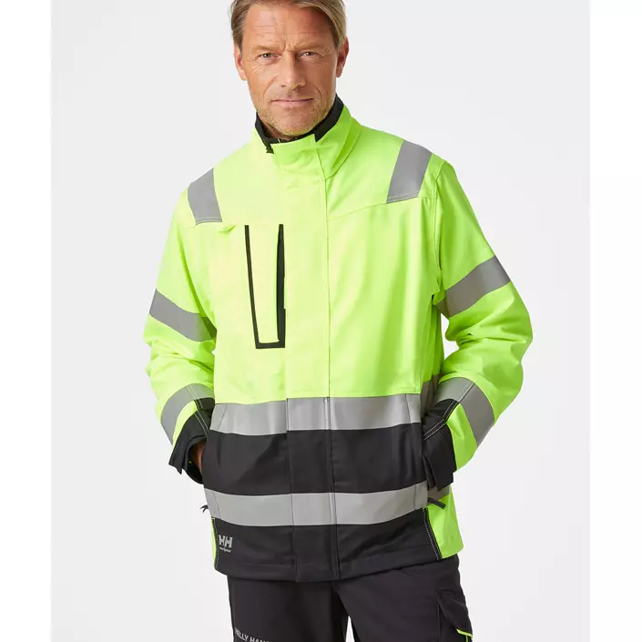 Helly Hansen Alna 2.0 work jacket, Hi-vis yellow/charcoal, large image number 1