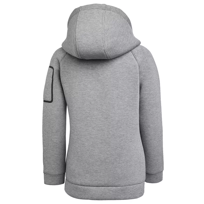 Matterhorn Paccard women's hoodie with zipper, Grey melange, large image number 2