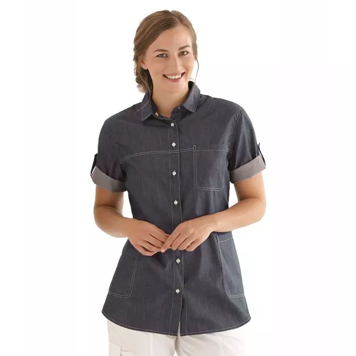 Kentaur short-sleeved women' shirt, Dark Ocean, large image number 1