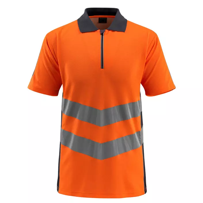 Mascot Safe Supreme Murton polo T-shirt, Hi-Vis Orange/Mørk Marine, large image number 0