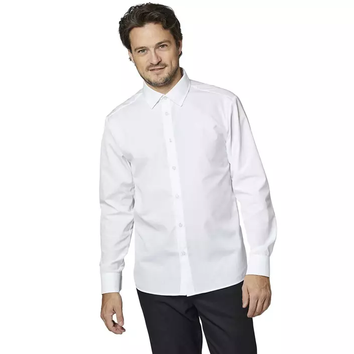 Kentaur modern fit shirt, White, large image number 1