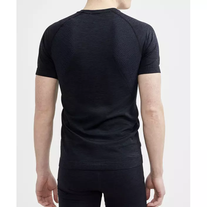 Craft CORE Dry Active Comfort kurzärmlige Baselayer Sweater, Black, large image number 2