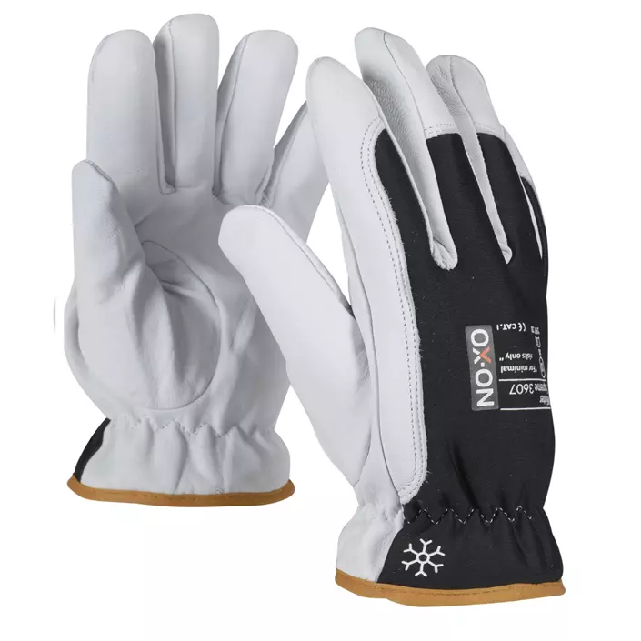 OX-ON Winter Supreme 3607 work gloves, White/Black, large image number 0