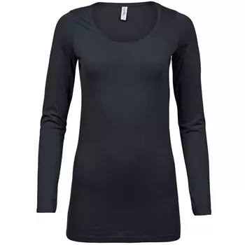 Tee Jays women's long sleeve T-shirt, Dark Grey