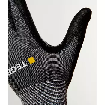 Tegera 465 cut protection gloves Cut D, Black/Grey