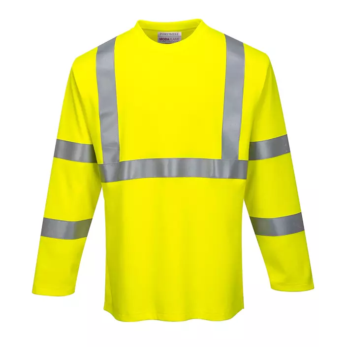 Portwest FR long-sleeved T-shirt, Hi-Vis Yellow, large image number 0