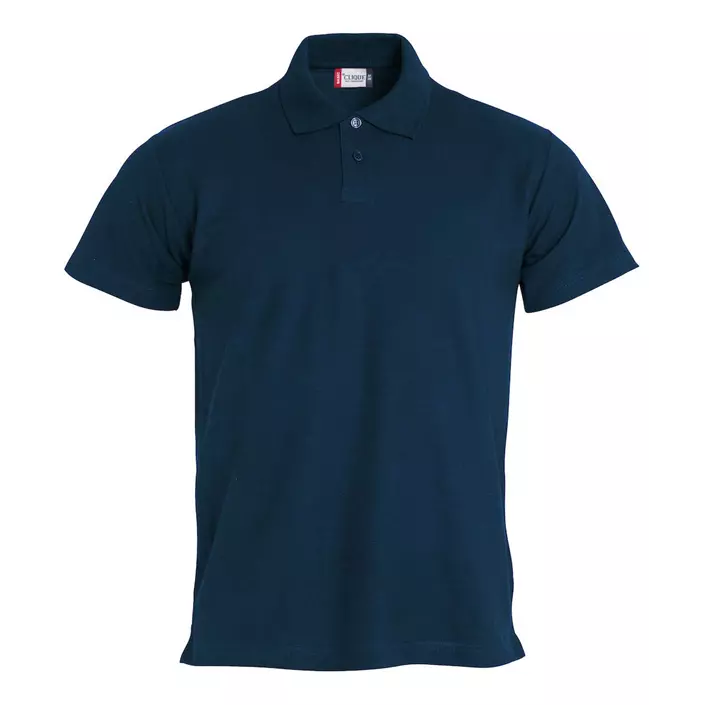 Clique Basic Polo T-shirt for barn, Dark navy, large image number 0