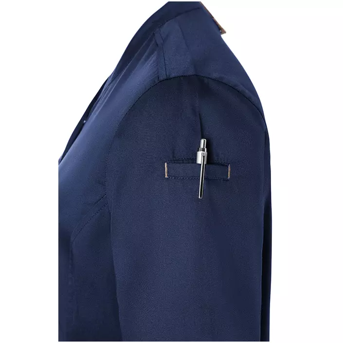 Karlowsky Green-Generation women's chefs jacket, Steel Blue, large image number 7