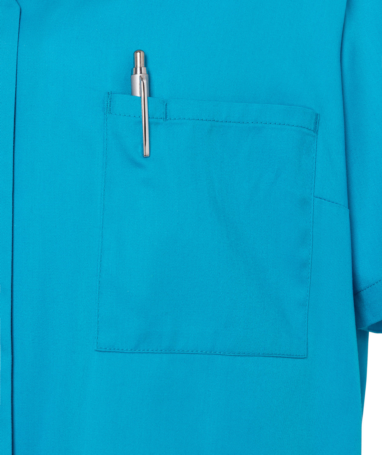 Karlowsky Essential kort&aelig;rmet dame tunika, Ocean bl&aring;, large image number 4