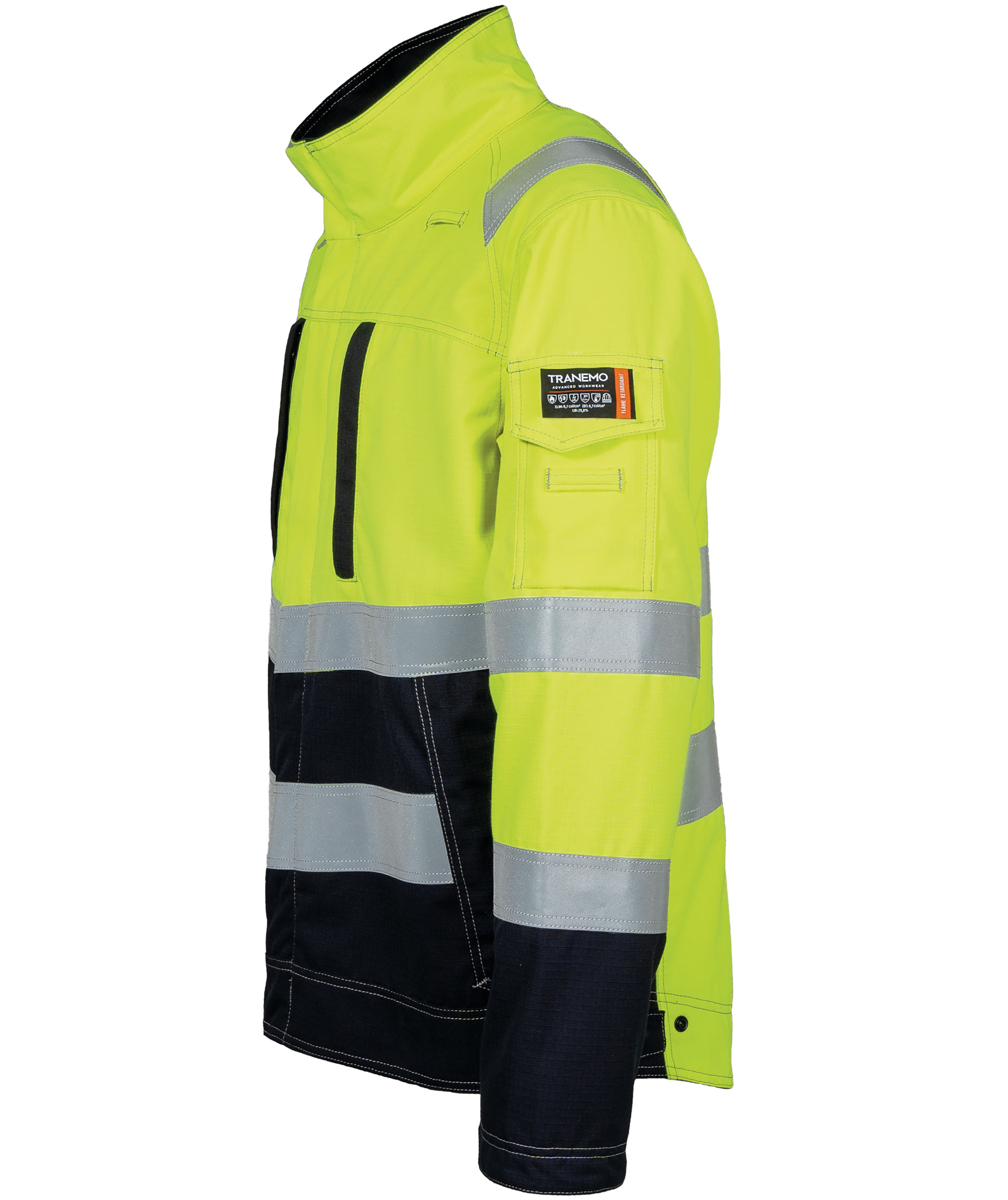 Tranemo Tera TX jacket, Hi-Vis yellow/marine, large image number 2