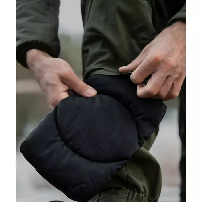 Fristads comfort pads knee pads, Black, Black, large image number 1