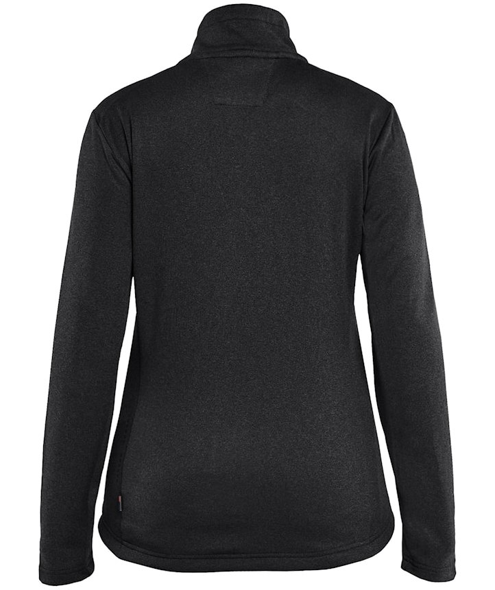 Bl&aring;kl&auml;der fleece cardigan dam, Svart, large image number 1