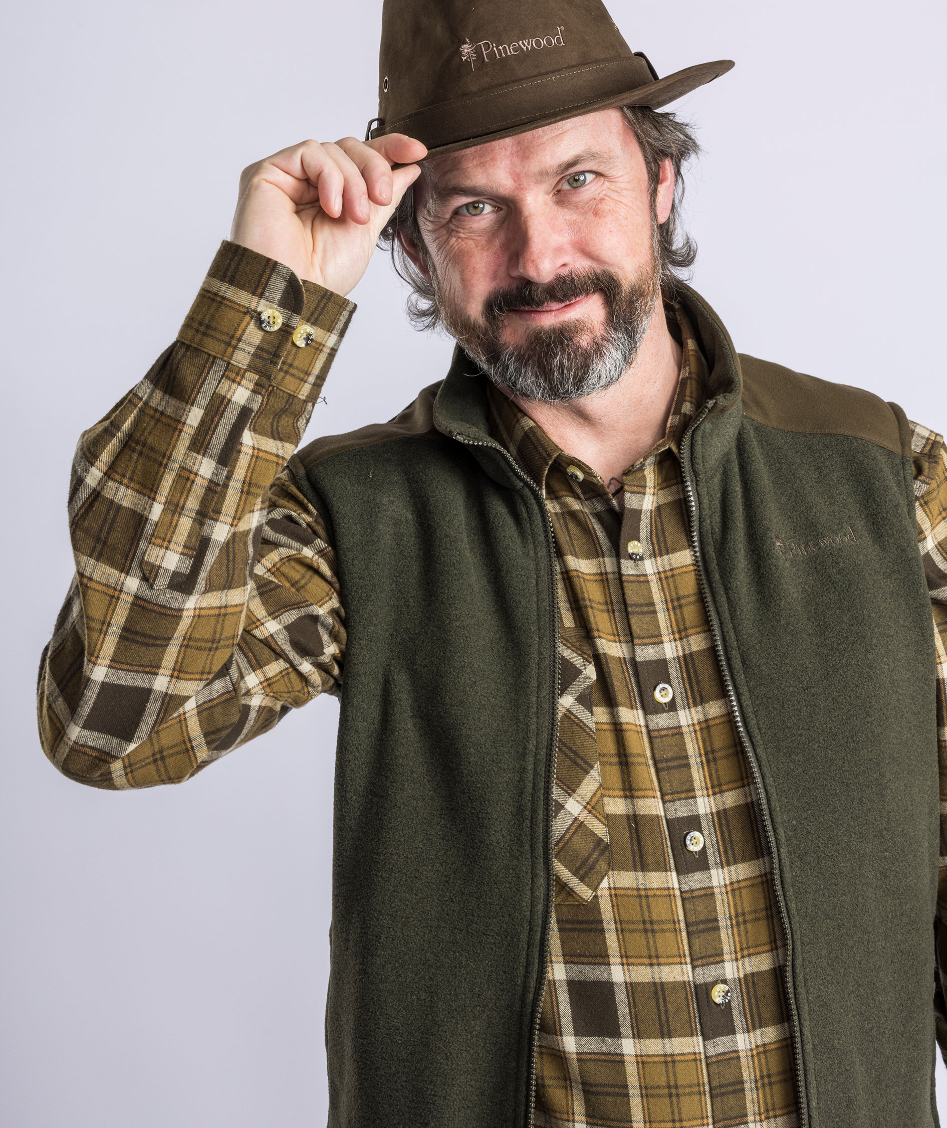 Pinewood&nbsp;Sm&aring;land Forest fleecevest, Hunting Green, large image number 6