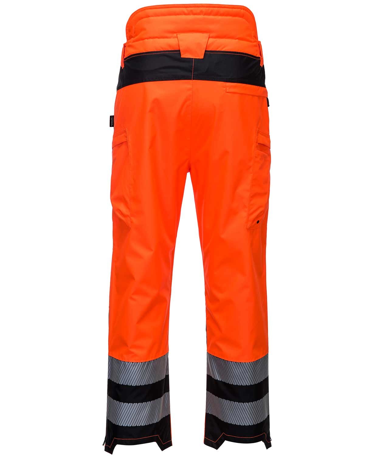Portwest PW3 rain trousers, Hi-Vis Orange/Black, large image number 1