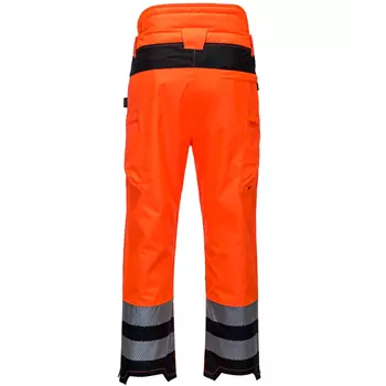 Portwest PW3 rain trousers, Hi-Vis Orange/Black
