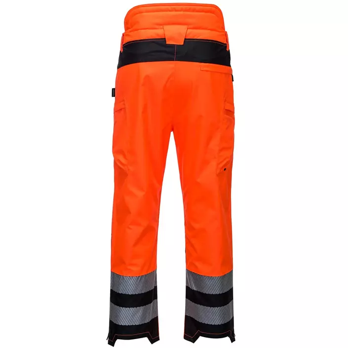 Portwest PW3 rain trousers, Hi-Vis Orange/Black, large image number 1