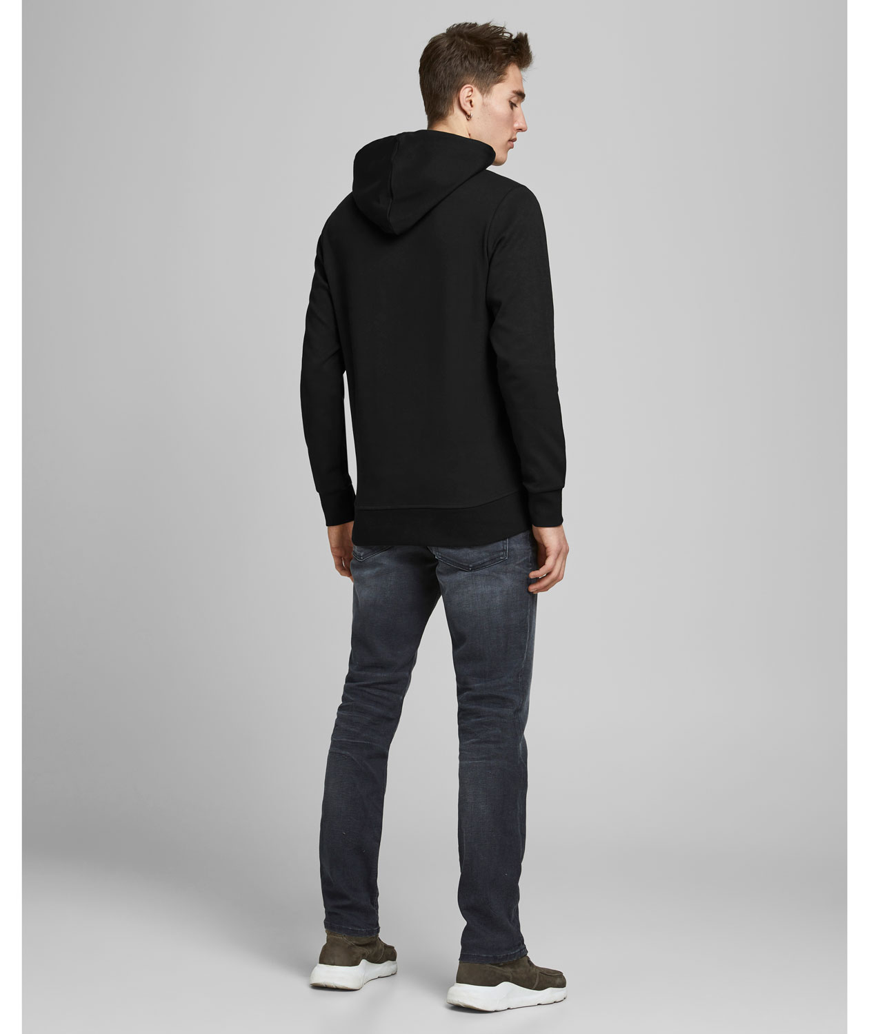 Jack & Jones JJEBASIC hoodie, Black, large image number 2