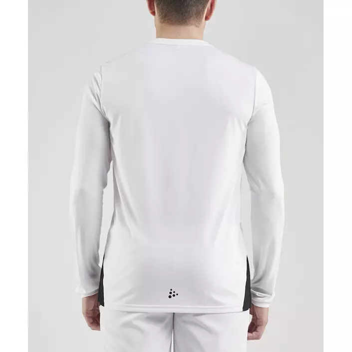 Craft Pro Control Impact long-sleeved T-shirt, White/Black, large image number 3